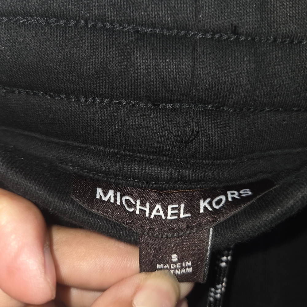 Michael Kors Black Logo-Trim Hoodie & Joggers Set - Picture 10 of 15